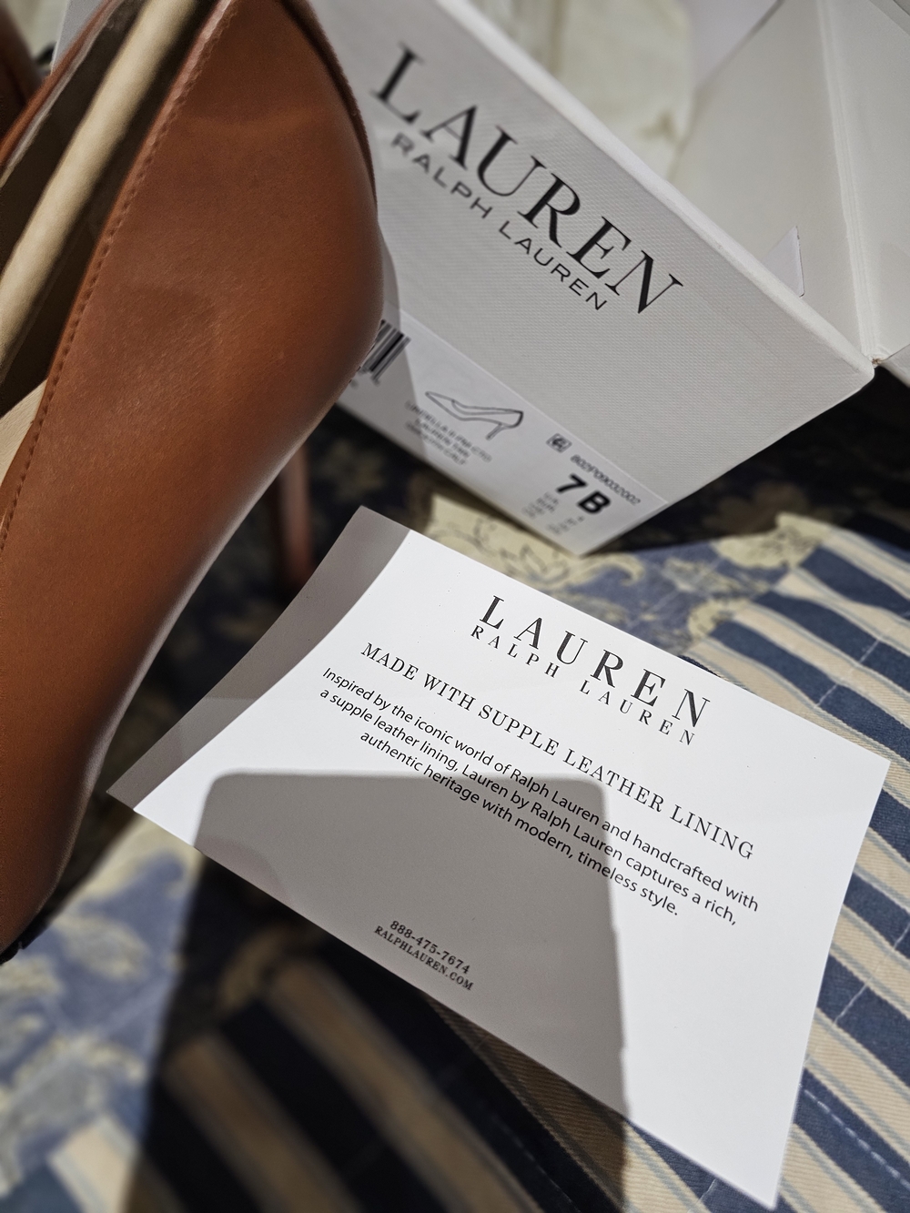 Lauren Ralph Lauren Lindella Smooth Calf Leather Pointed-Toe Pumps, NWT - Picture 7 of 8